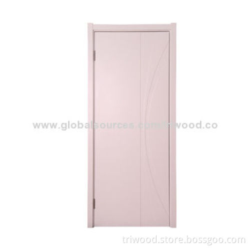 Wooden Interior Door with Natural Wood Veneer and Eco-friendly Stain and Varnish